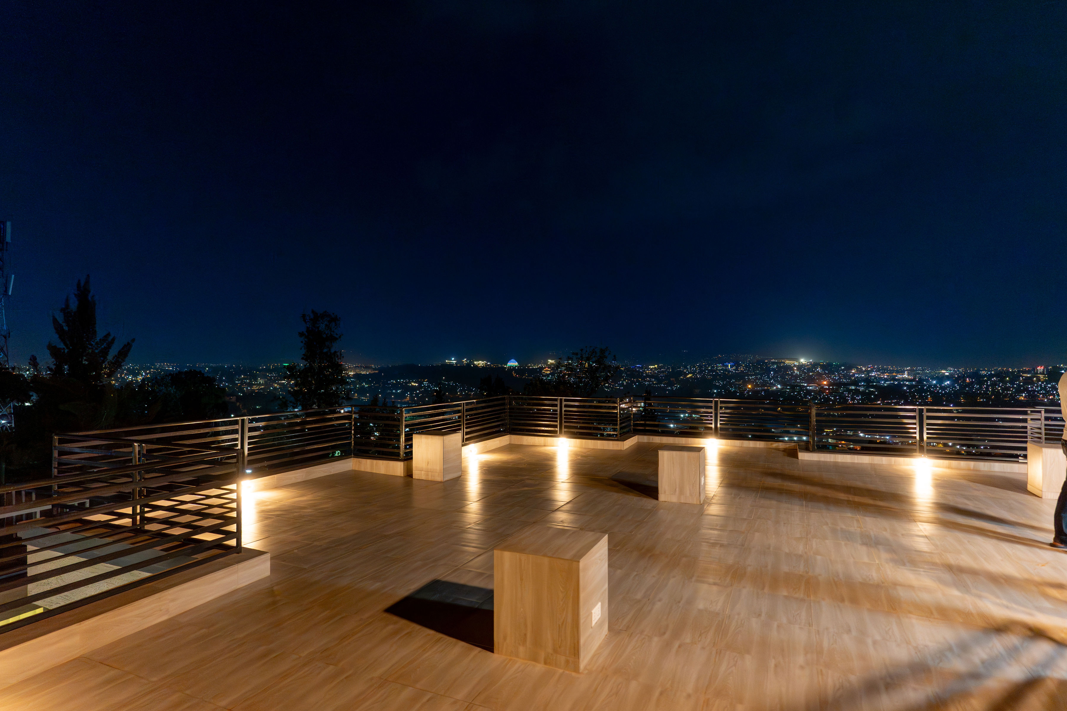 Vibrant Rooftop Bar